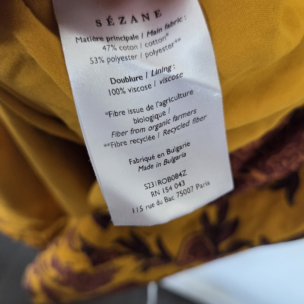 Sézane Strapless midi dress - Picture 10 of 12